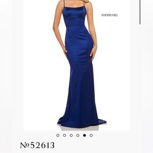 Sherri Hill #52613 Navy gown Size 4